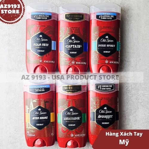 Lăn Khử Mùi Old Spice Red Collection PURE SPORT - Sáp Xanh 85g