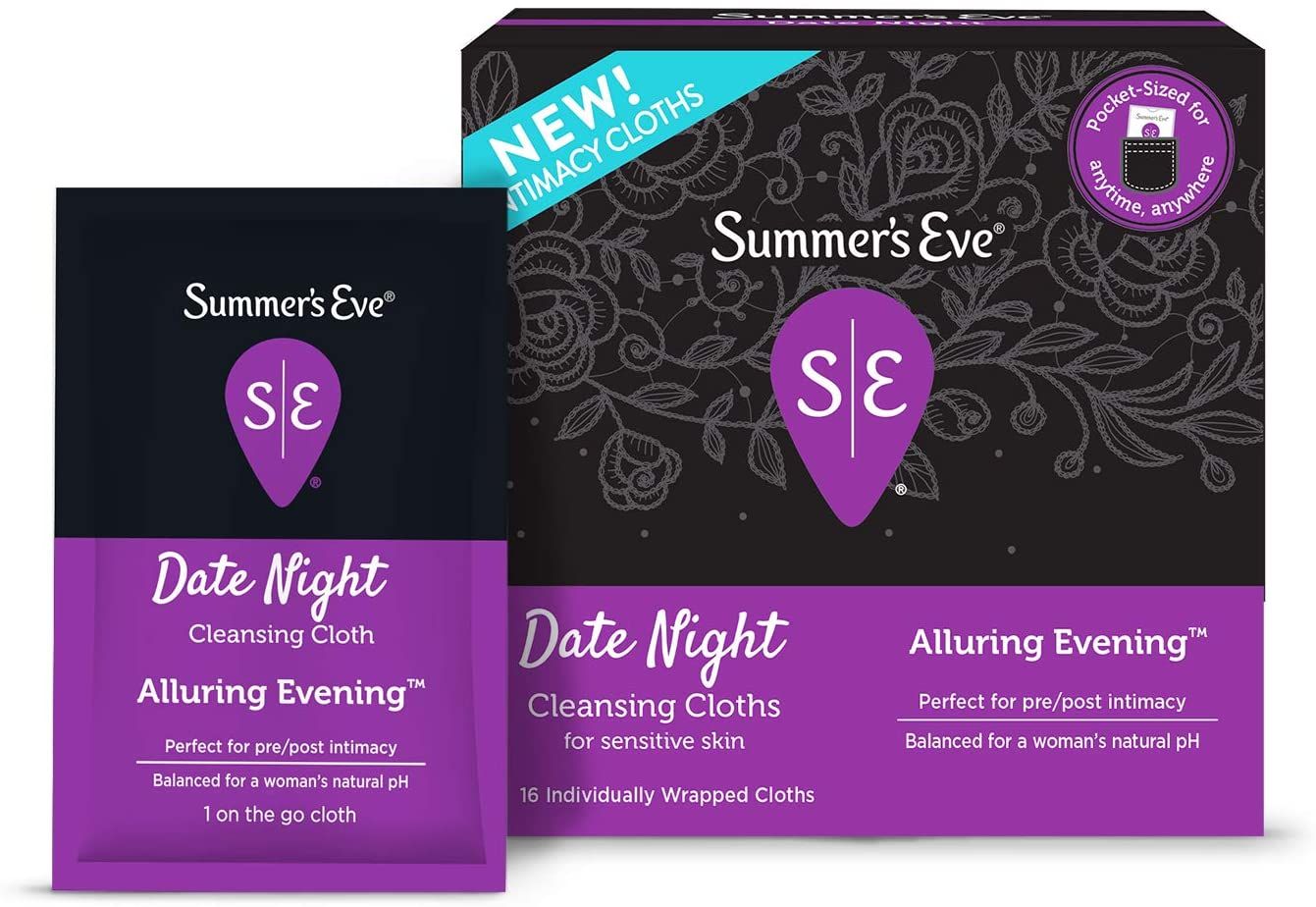 Khăn ướt phụ khoa Summer's Eve DATE NIGHT (16 miếng)