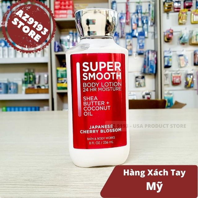 Sữa Dưỡng Thể Bath And Body Works Japanese Cherry Blossom Super Smooth 236ml