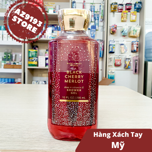 Gel Tắm Bath And Body Works Black Cherry Merlot 295ml