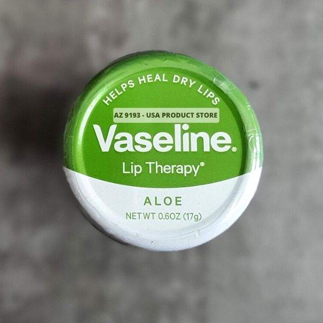 Son Dưỡng Môi Vaseline Lip Therapy ALOE 17g - Hàng Canada