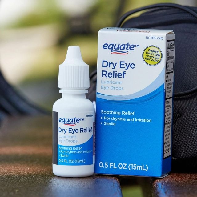 Nước Nhỏ Mắt EQUATE, Dry Eye Relief, 15ml, Hàng Nội Địa Mỹ