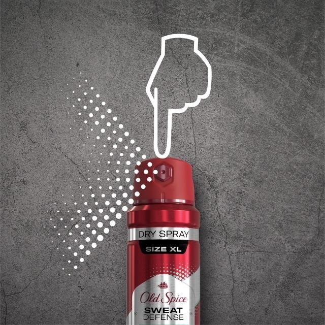 Xịt Khử Mùi Ngăn Mồ Hôi Old Spice Sweat Defense STRONGER SWAGGER 122g