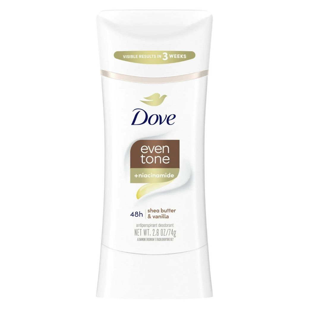 Lăn Khử Mùi Dove Even Tone SHEA BUTTER - Sáp Trắng 74g