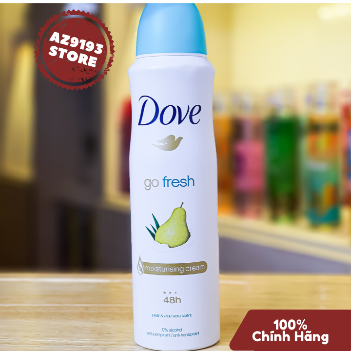Xịt Khử Mùi Dove Go Fresh PEAR & ALOE VERA 150ml