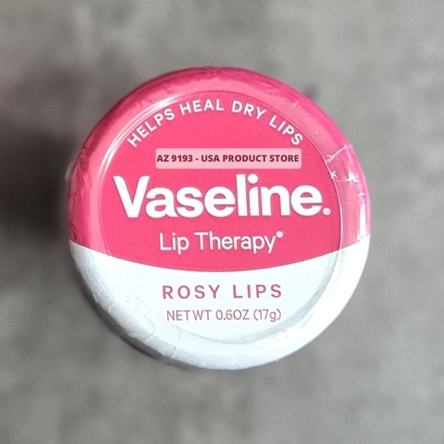 Son Dưỡng Vaseline Lip Therapy ROSY LIPS 17g - Hàng Canada