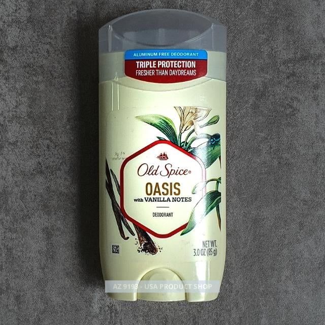 Lăn Khử Mùi Old Spice Inspired By Nature Collection OASIS - Sáp Xanh 85g