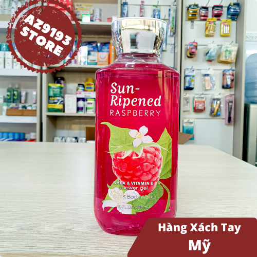 Gel Tắm Bath And Body Works Sunripened Rasberry 295ml