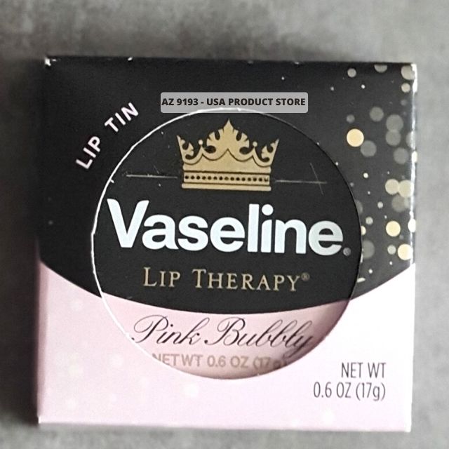 Son Dưỡng Có Màu Vaseline Lip Therapy PINK BUBBLY 17g - Hàng Canada