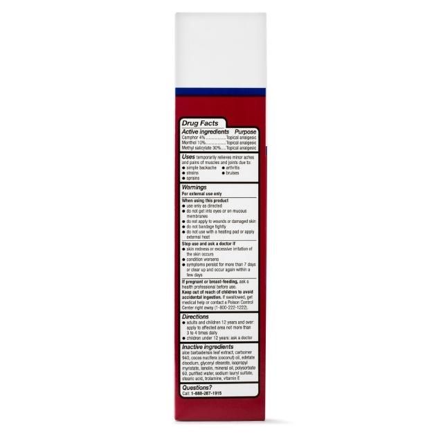 Kem xoa bóp giảm đau Equate Pain Relieving Ultra Strength 113.3g