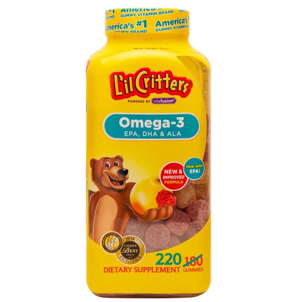 Lil Critters Omega-3 EPA - DHA - ALA Kids 220V