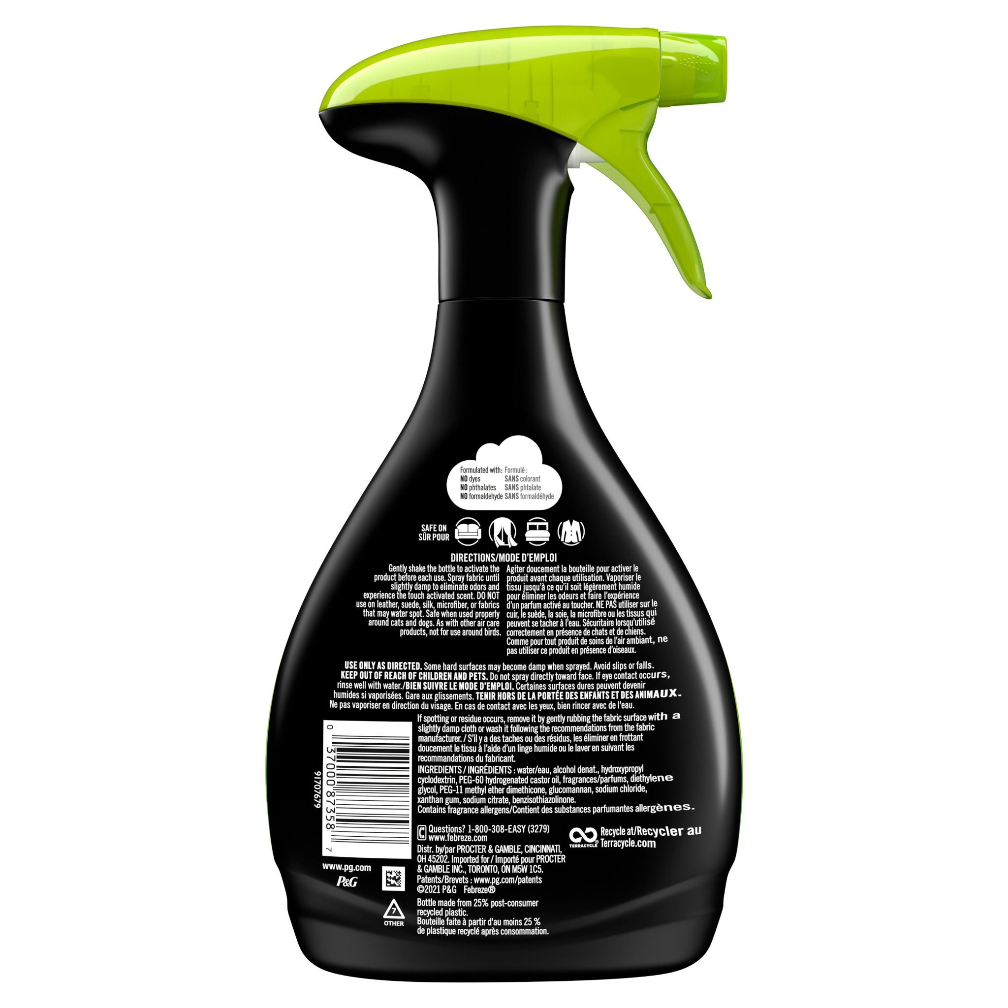 Nước Xịt Vải Febreze Unstopables Touch PARADISE, 800ml