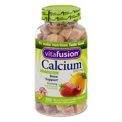 Calcium Vitafusion Bone Support 500mg 100V
