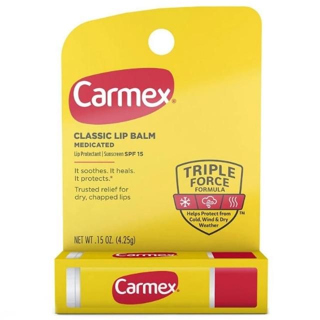 Son dưỡng môi Carmex Classic Lip Balm MEDICATED (Thỏi lẻ), 4.25g, spf15 - Hàng Mỹ