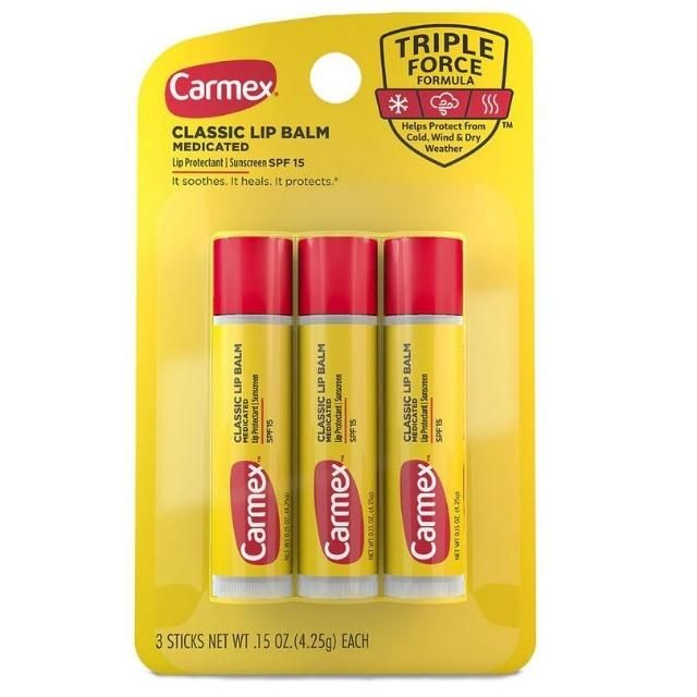 Set son dưỡng môi Carmex Classic, Dạng Thỏi 4.25g - Hàng Nội Địa Mỹ