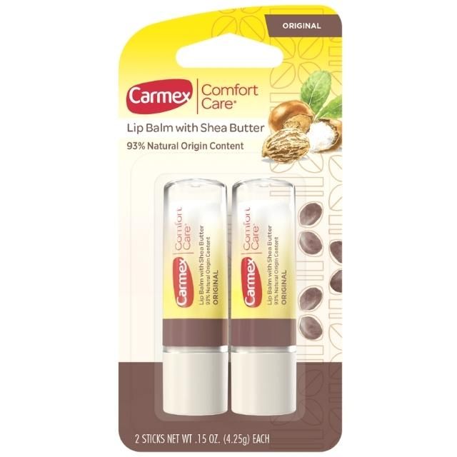 Set son dưỡng môi Carmex Comfort Care ORIGINAL, Set 2 Thỏi