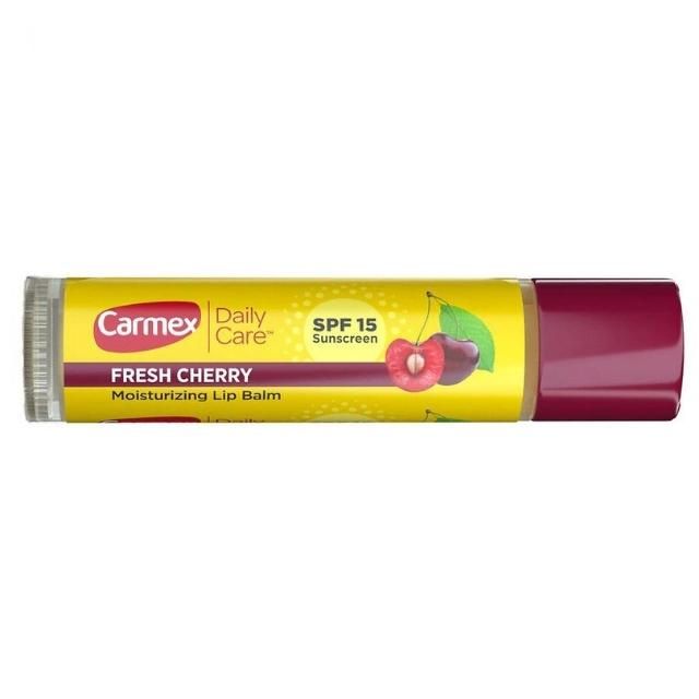 Son dưỡng môi Carmex Daily Care FRESH CHERRY, 4.25g - Thỏi Lẻ Không Hộp