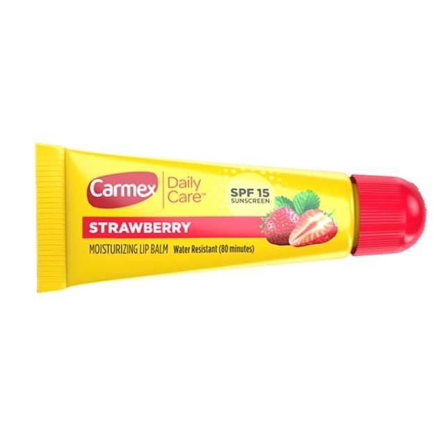 Son dưỡng môi Carmex Daily Care STRAWBERRY (Tuýp lẻ)