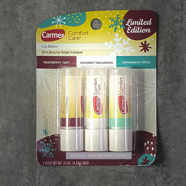 Son dưỡng môi Carmex COMFORT CARE Limited Edition (3 thỏi)