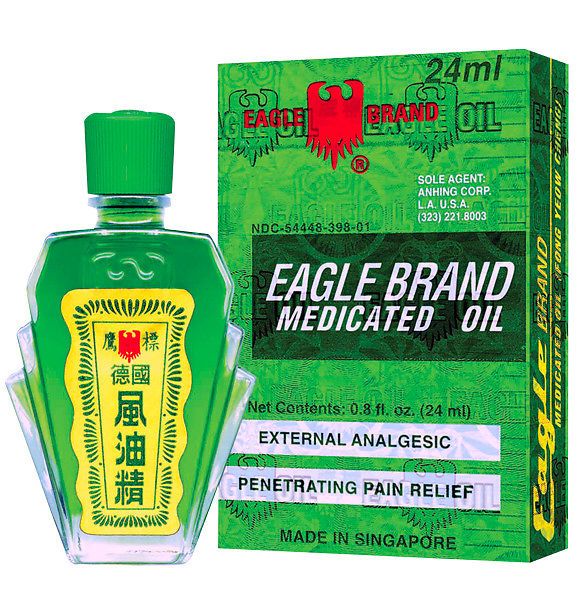 Dầu Gió Xanh Con Ó Mỹ Eagle Brand 24ml