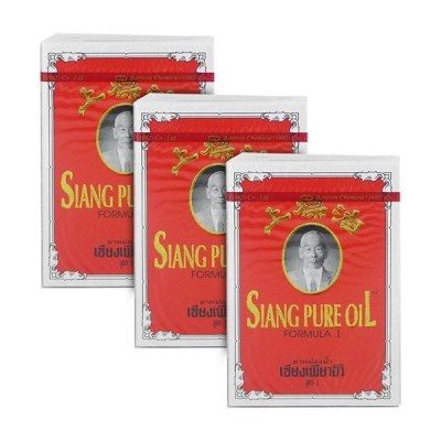 Dầu Gió Nóng Siang Pure Oil 7cc 6 Chai