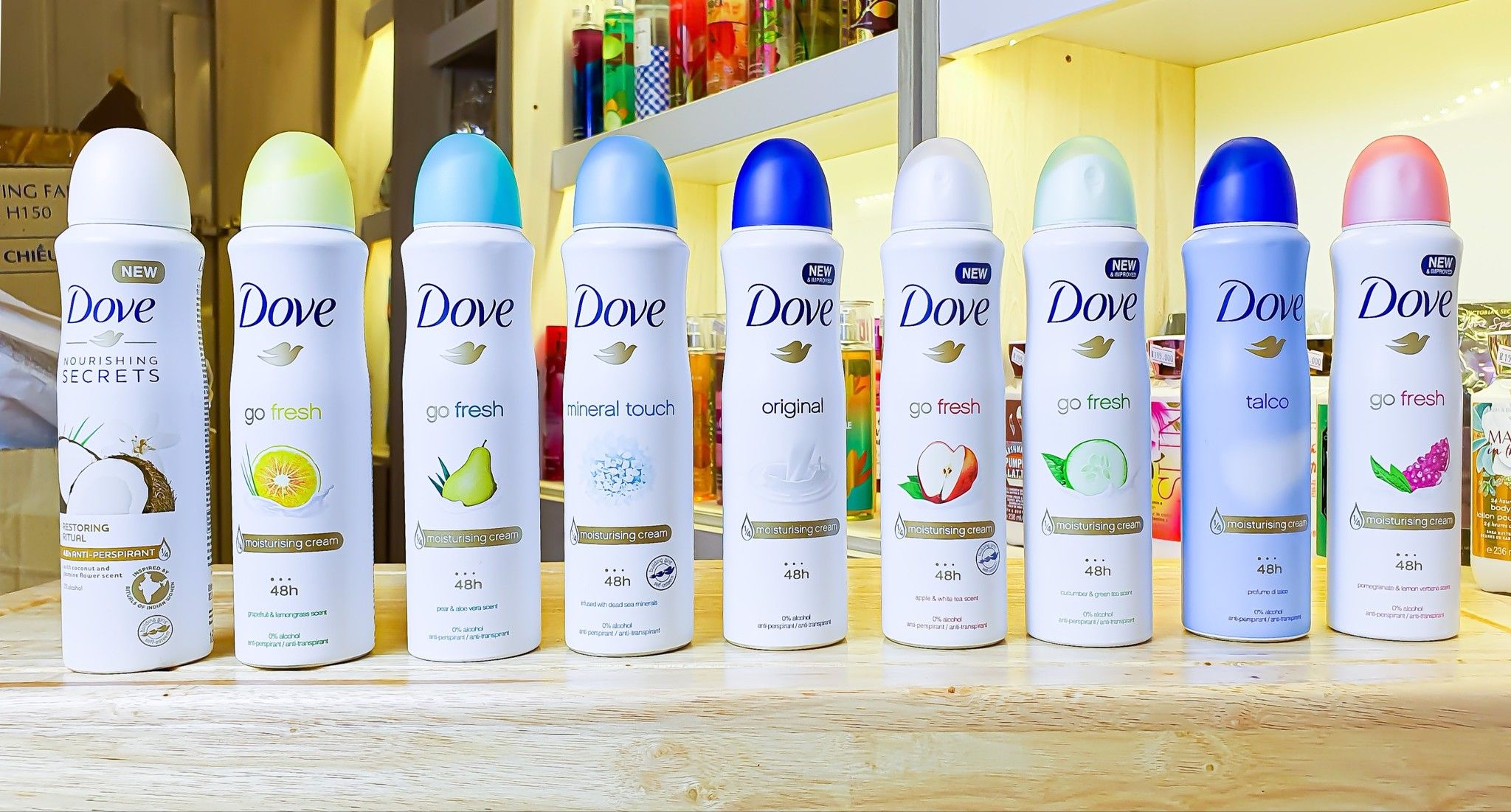 Xịt Khử Mùi Dove ORIGINAL 150ml