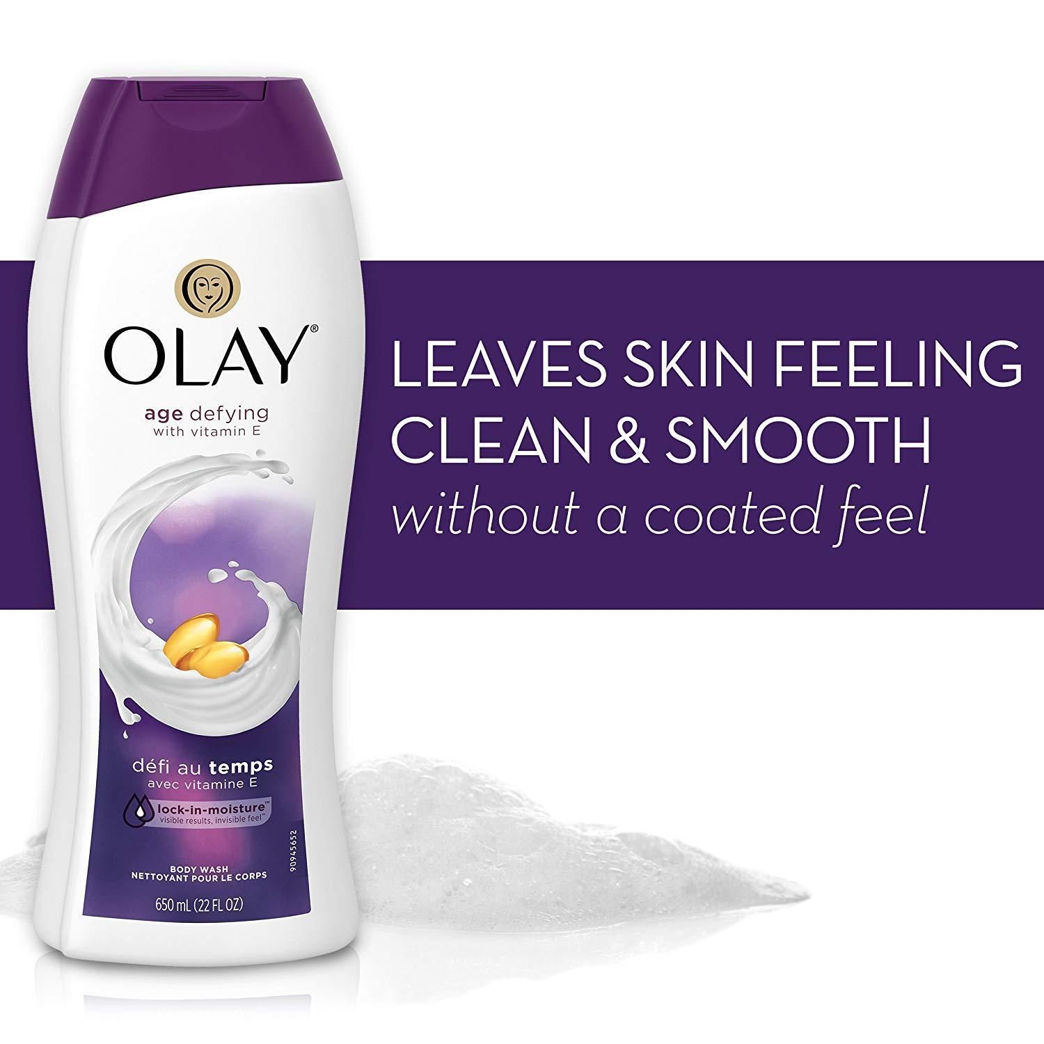 Sữa Tắm Olay Age Defying With Vitamin E 650ml