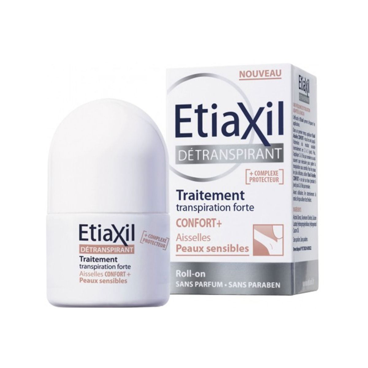 Lăn khử mùi đặc trị Etiaxil Traitement Confort+ 15ml dành cho da nhạy cảm