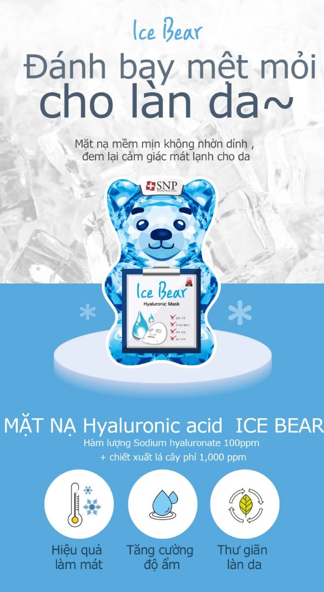 Mặt Nạ Gấu Cấp Ẩm Chuyên Sâu SNP