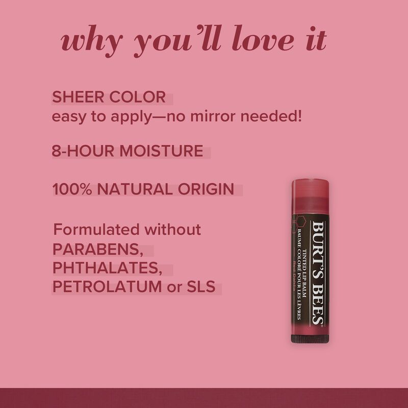 Son Dưỡng Có Màu Burt's Bees Tinted Lip Balm MAGNOLIA 4.25g