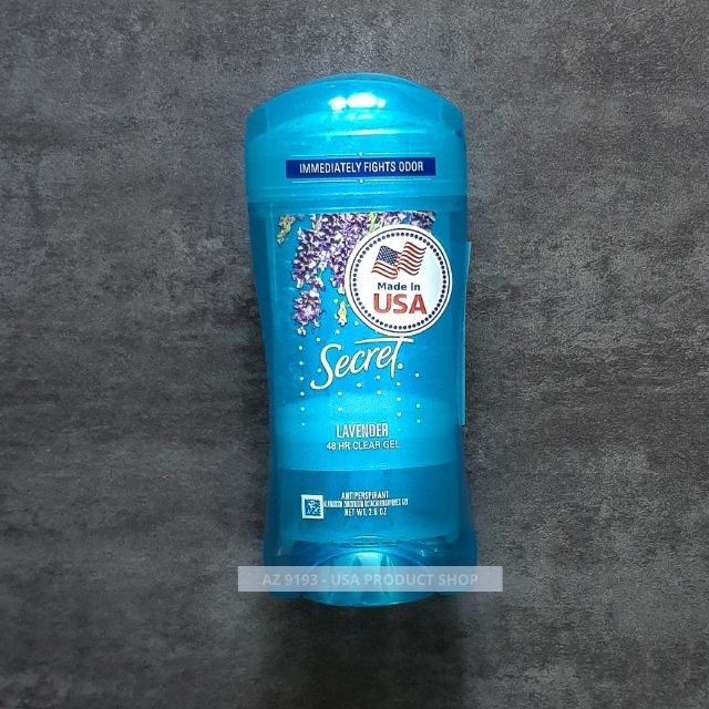 Lăn Khử Mùi Nữ Secret LAVENDER 73g, Dạng Gel - Hàng Xách Tay Mỹ