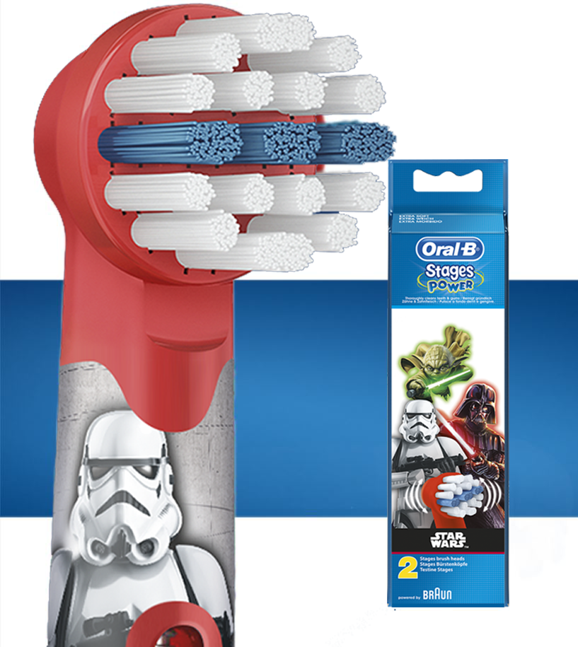 Đầu Bàn Chải Thay Thế Oral-B Stages Power Star Wars (2 cái)