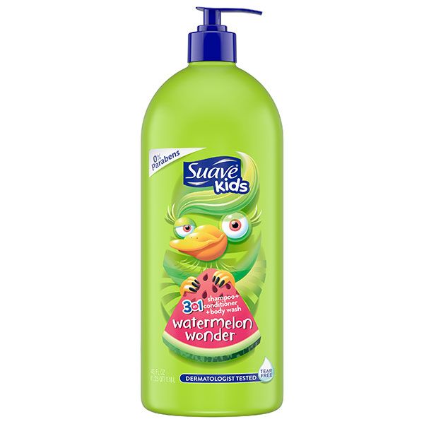 Tắm Gội Xả Suave Kids Water Melon 1.18L