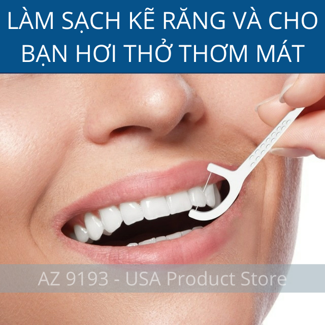 Tăm chỉ nha khoa Oral B Floss Picks SCOPE FRESH MINT - 75 tăm