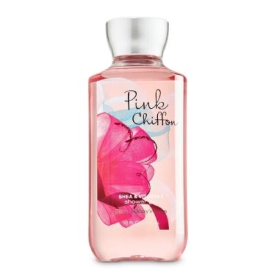 Tắm BBW Pink Chiffon Shea Vitamin E 295ml