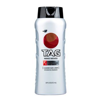 Tắm Gội Tag Make Moves 3in1 Hair & Body Wash 532ml