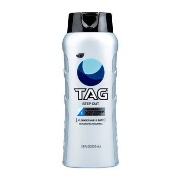 Tắm Gội Tag Step Out 3in1 Hair & Body Wash 532ml