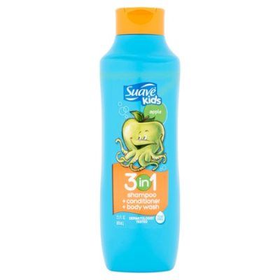 Tắm Gội Xả Suave Kids Apple 665ml