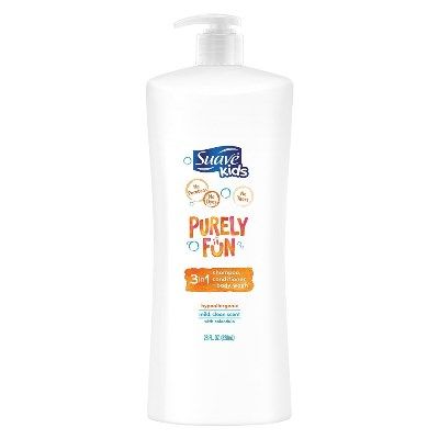 Tắm Gội Xả Suave Kids Purely Fun 3in1 828ml