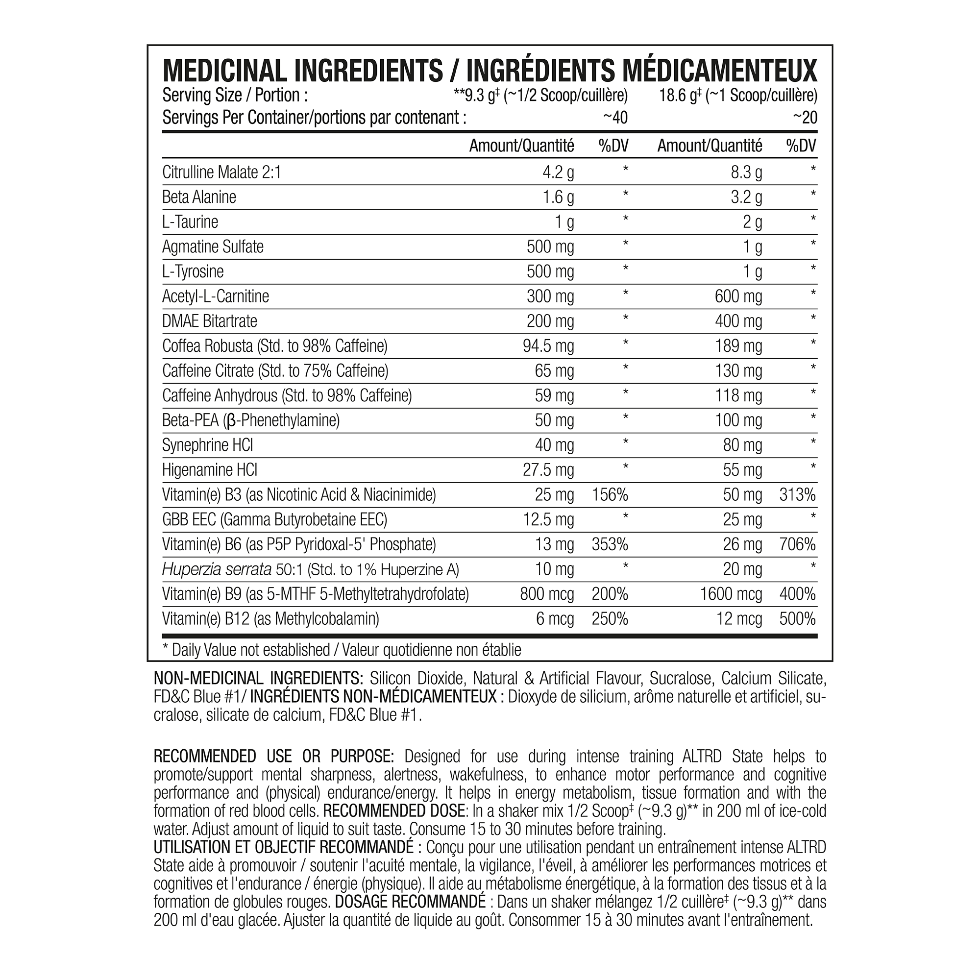 ALTRD STATE Pre Workout • Tăng Sức Mạnh