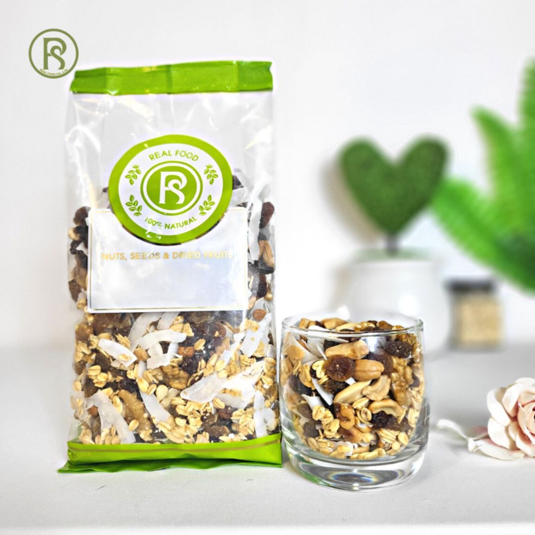 Ngũ cốc muesli 8 loại hạt Real Food