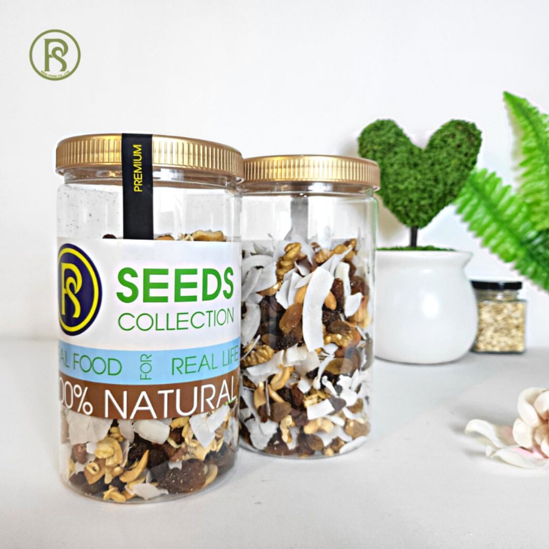 Ngũ cốc muesli 8 loại hạt Real Food