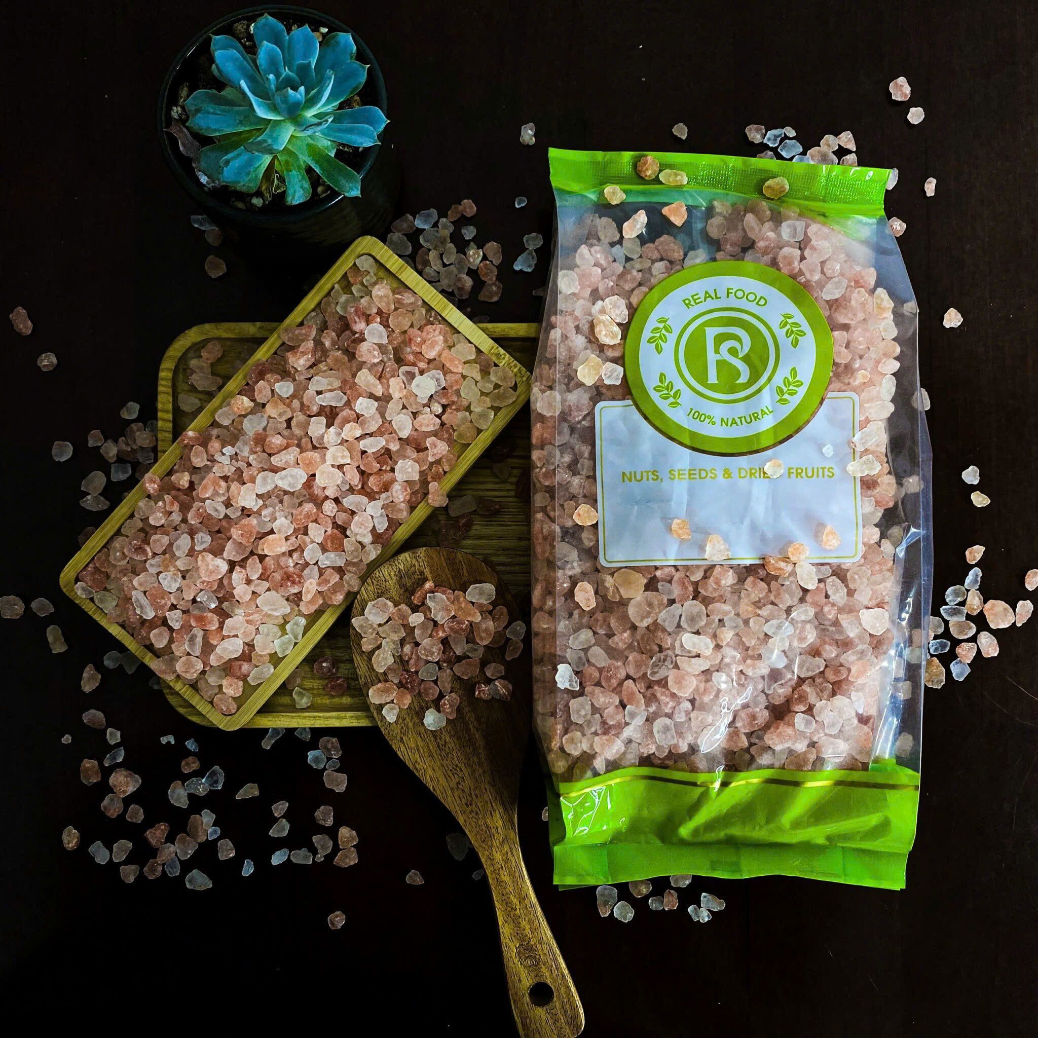 Muối hồng Hạt to Hymalaya Real Food