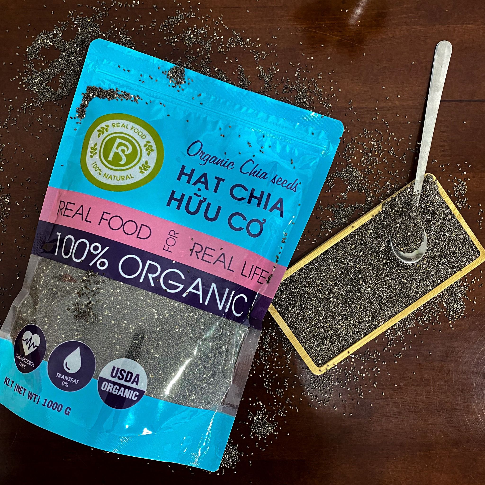 Hạt Chia Hữu Cơ Real Food
