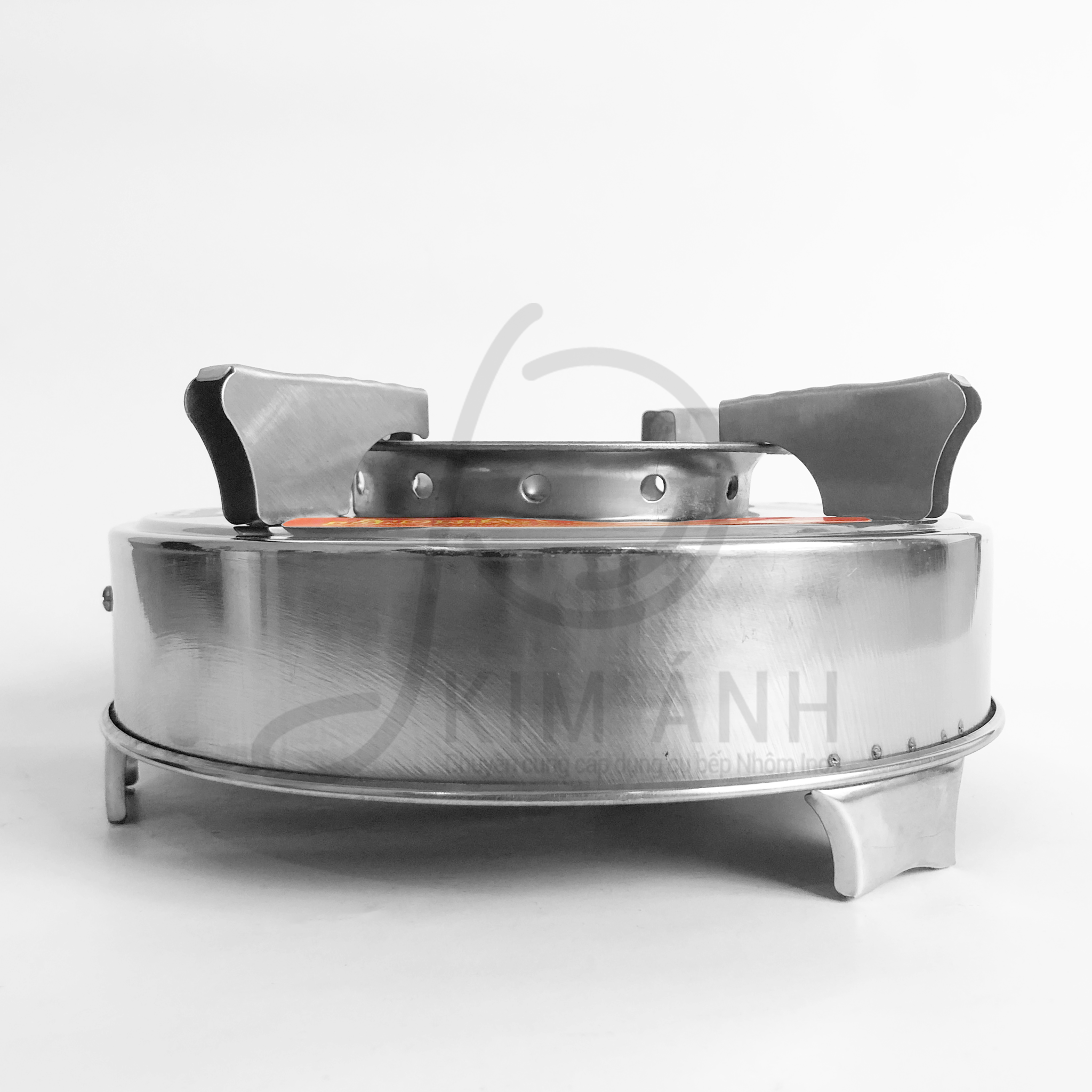 Bếp cồn tròn Inox Hồng Phát có chắn gió