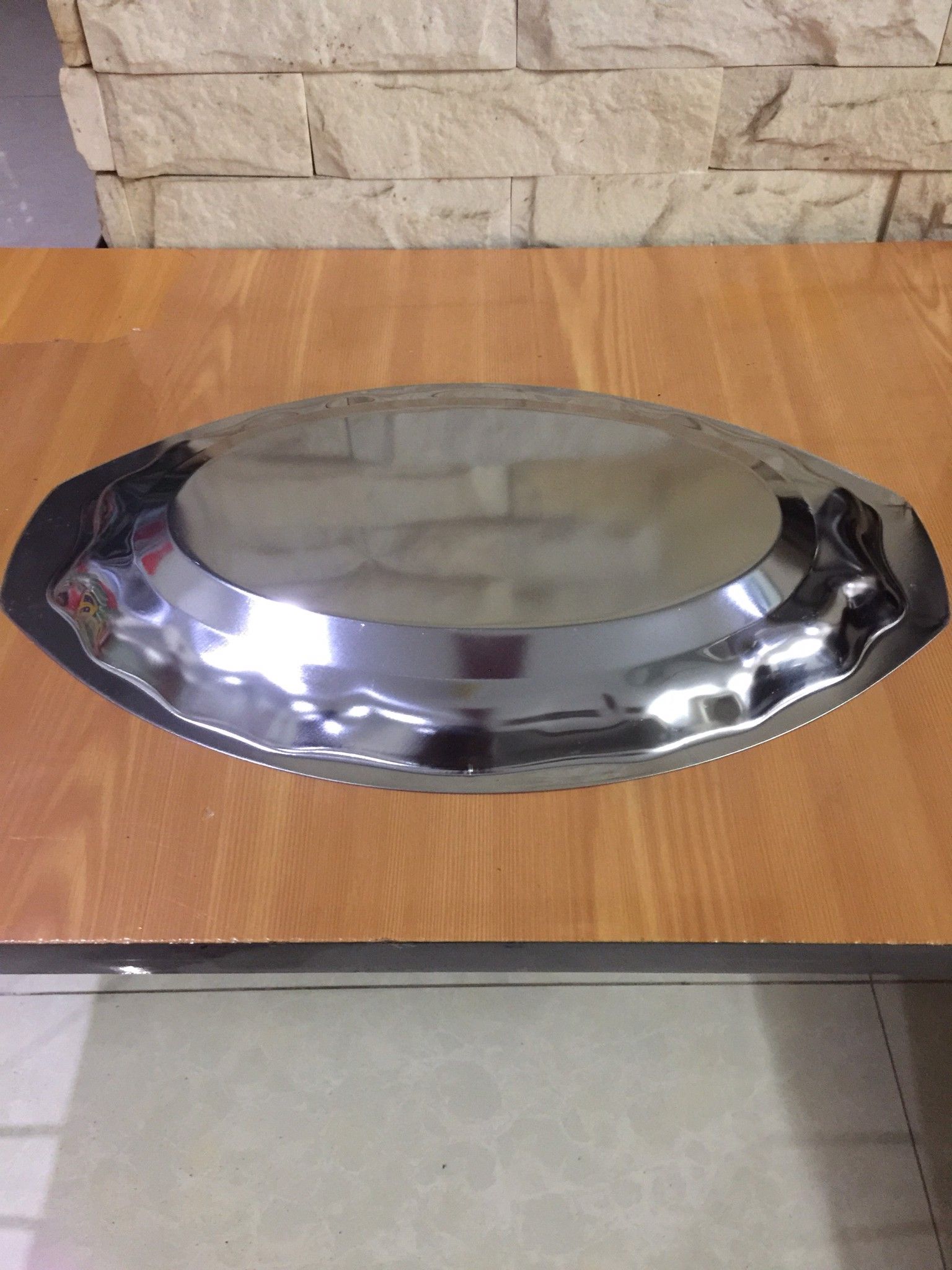 Dĩa cá Inox Tiến Thành (Lòng cạn)