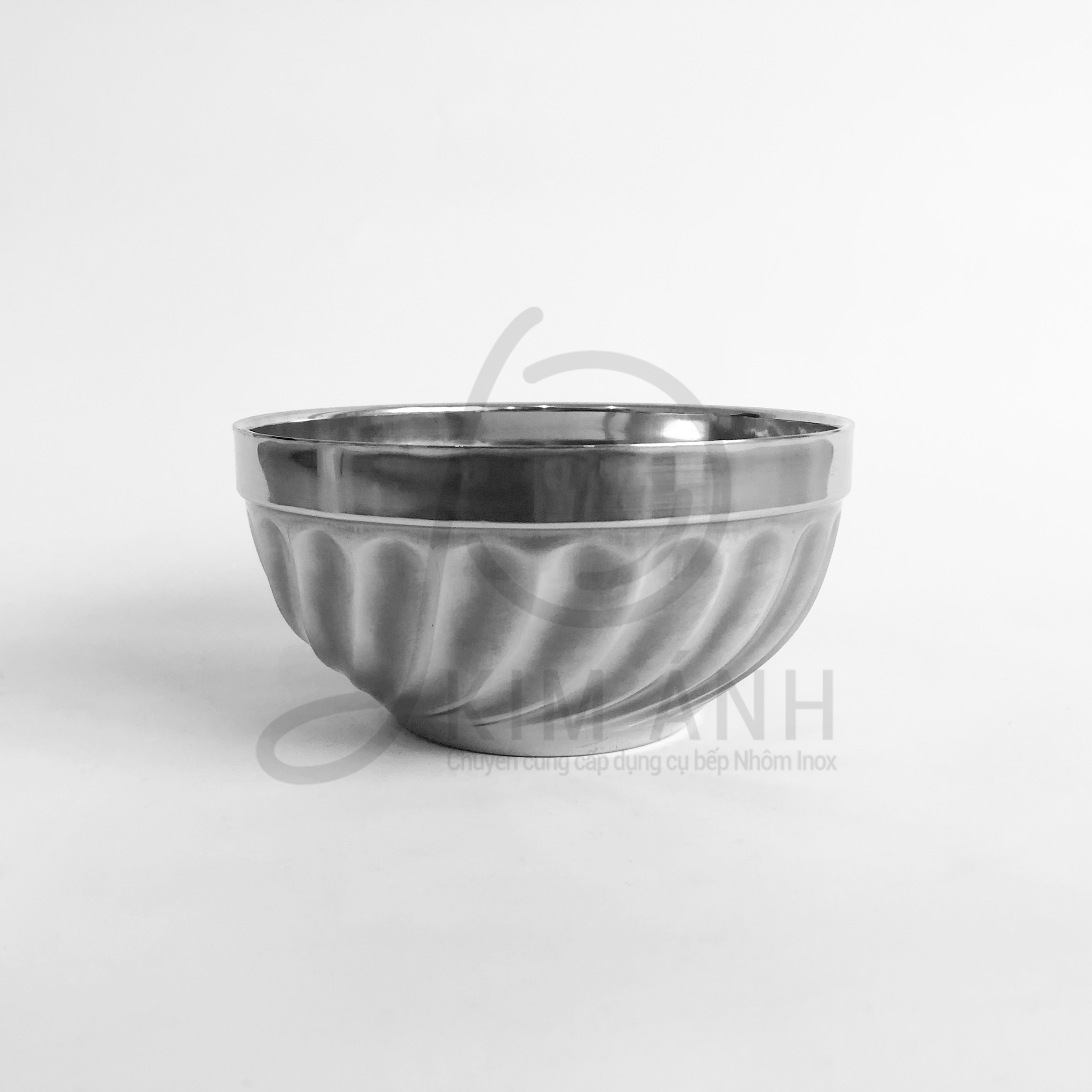 Tô chén Inox đáy xoăn