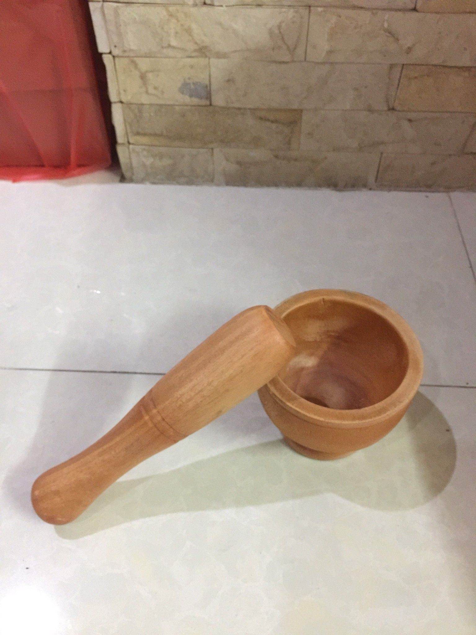 Bộ chày cối gỗ