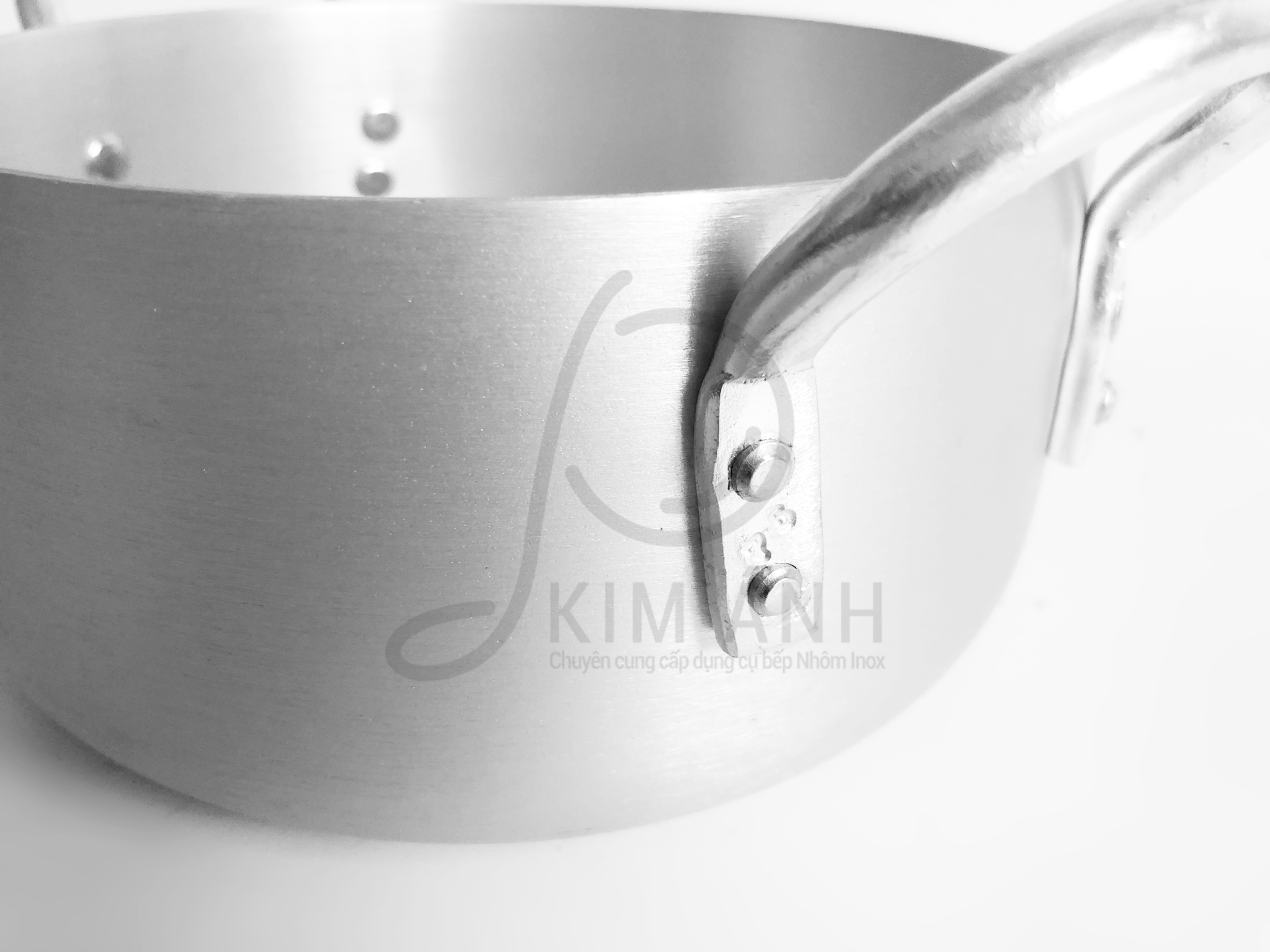 Bộ 3 nồi Kim Hằng nhôm xi bóng nhỏ 16 20 24