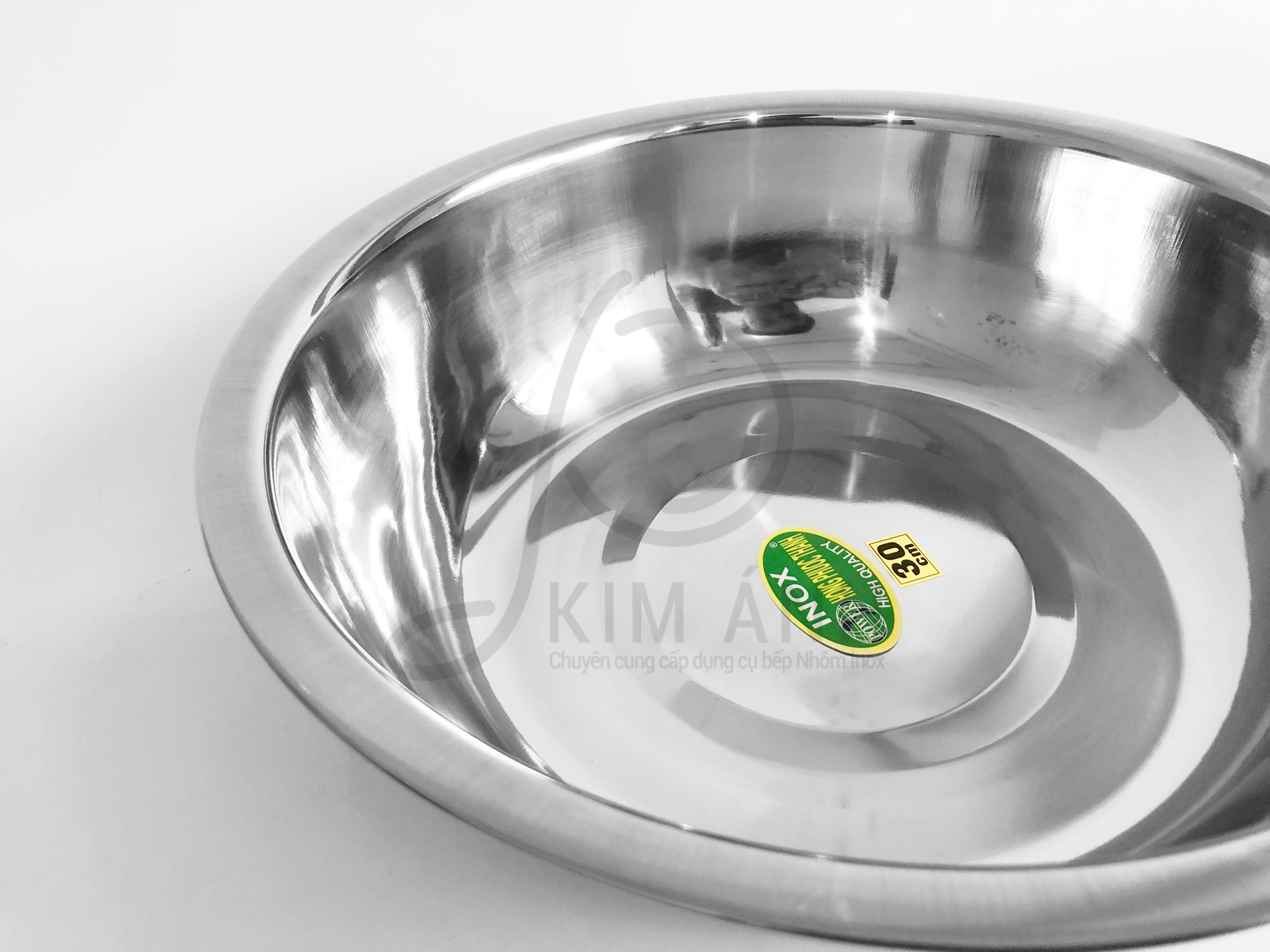 Thau Inox đường kính 14 - 66cm Hồng Phước Thành